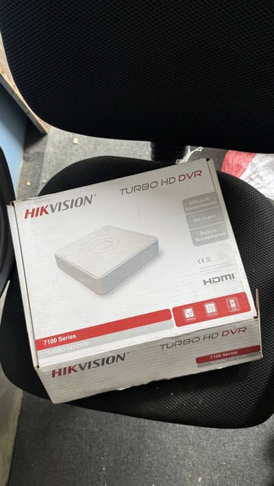Hikvision turbo HD DVR device 8 channels one time used