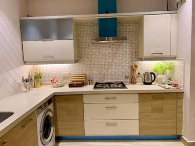 Height 5 Semi Furnished Corner Or Beautiful View One bed Room Apartment For Rent