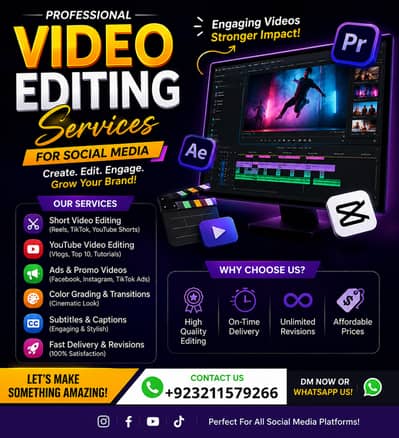 Professional Video Editing Services For Social Media
