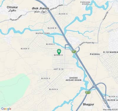 (30x75 )plot for sale in Army Welfare Trust Housing Scheme AWT D-18 Islamabad
