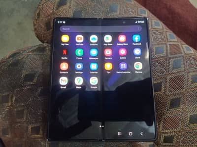 official PTA dual sim Z Fold 2 iner screen ok bahir line break working