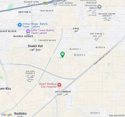 1kanal plot for sale in sui gas society ph 2 JATI UMAR road lahore