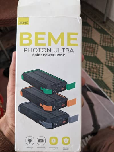 POWER BANK SOLAR CHarge 10000mah beme original