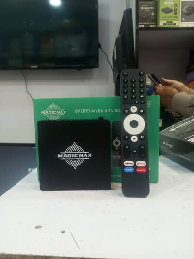 MAGIC MAX LATEST ANDROID TV BOX 8GB/128GB WITH VOICE REMOTE 4K