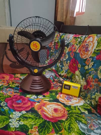 chargeable fan