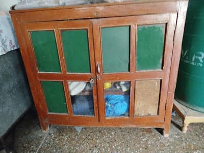 Old Wooden Cabinet | Double Door | پرانی لکڑی کی الماری برائے فروخت