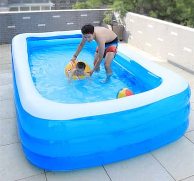 Intex Swim Center Family Swimming Pool -(10 x 6 x 1.8Ft) 03020062817