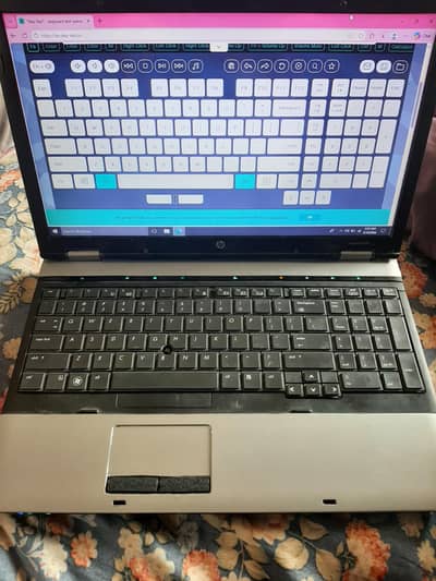 HP ProBook 6550b 15 inch laptop with numeric pad
