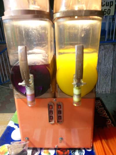 ommertial double bowl slush machine for sale only 2 lac