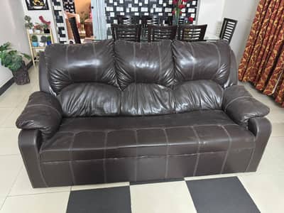5 seater Leather sofa set