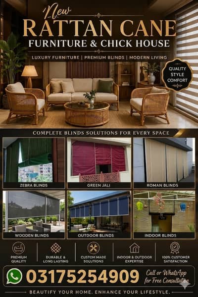Chick bamboo blind window and green jali tarpal,wooden blinds,bamboo