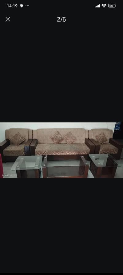 Selling 5-seater sofa set in a good condition.