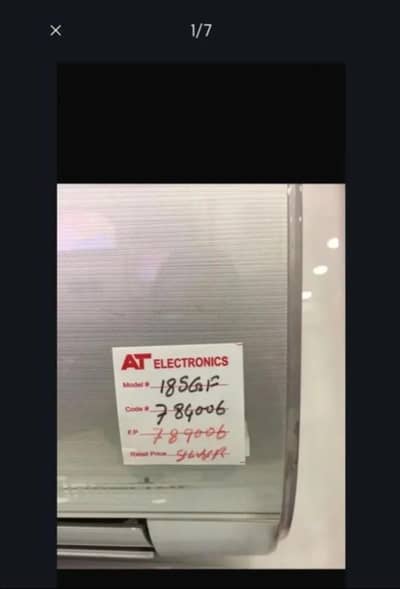 1.5 ton used ac like new condition excellent cooling