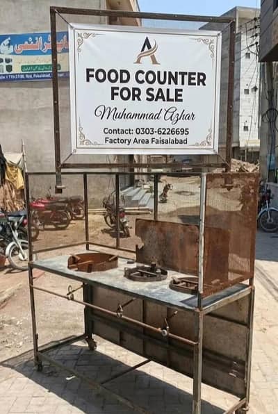 Food Counter | Counter for Sale | Commercial 3-Burner