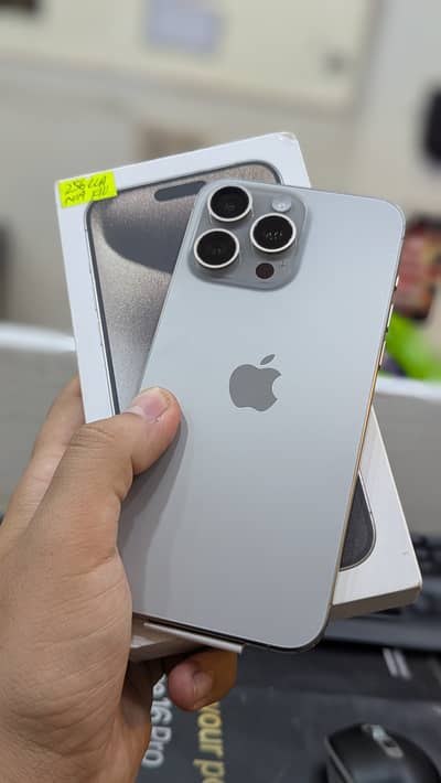 Apple iPhone 15 ProMax 16 Pro max PTA| Apple iPhone 17 Pro Max 256GB