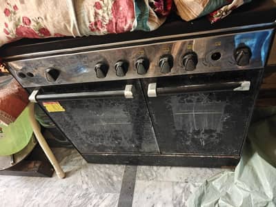 Gas Cooking Range (5 Burner + Double Oven)