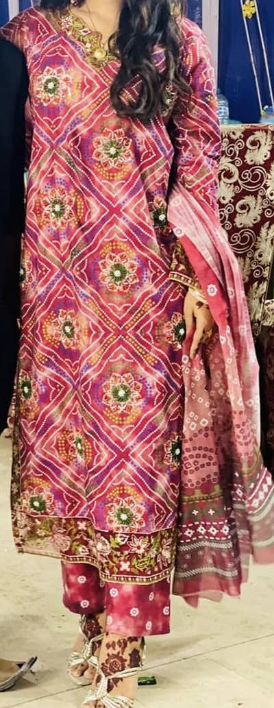 Luxury Lawn Dress