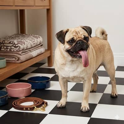 pug dog puppy  male for sell
