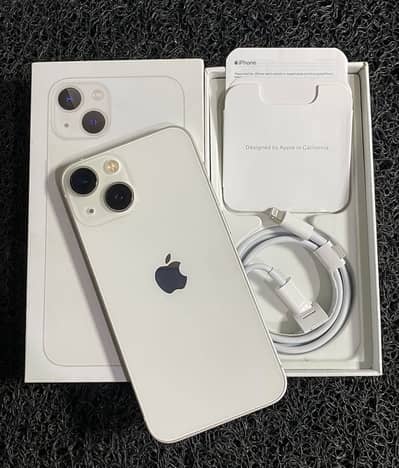 Iphone 13 PTA Approved White Color With Box & Cable 11 12 14 15 16 17
