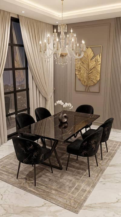 6 seater dining-4 seater dining-dining table-chairs-poshish chairs
