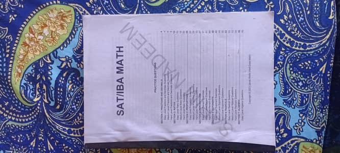 sat maths practice book
