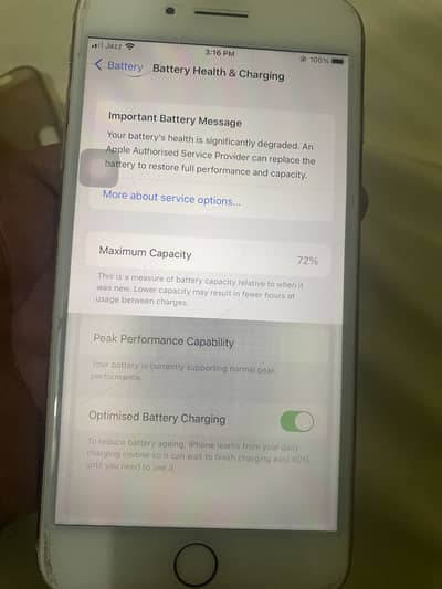 Iphone 8 plus 64 gb battery service