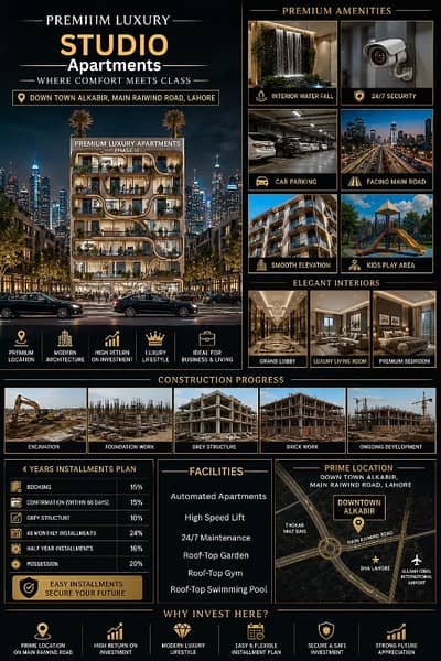 Premium Studio Apartment for Sale in Al Kabir Downtown Prime Location Flexible Payment Plan