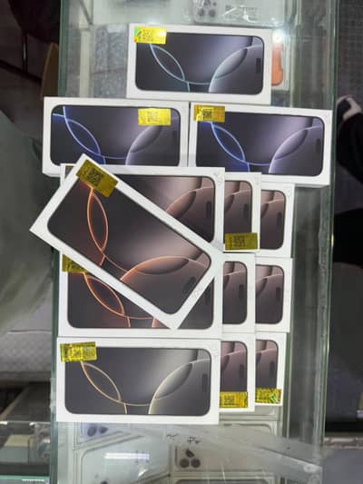 16 pro max p. t. a approved 256 gb box pack