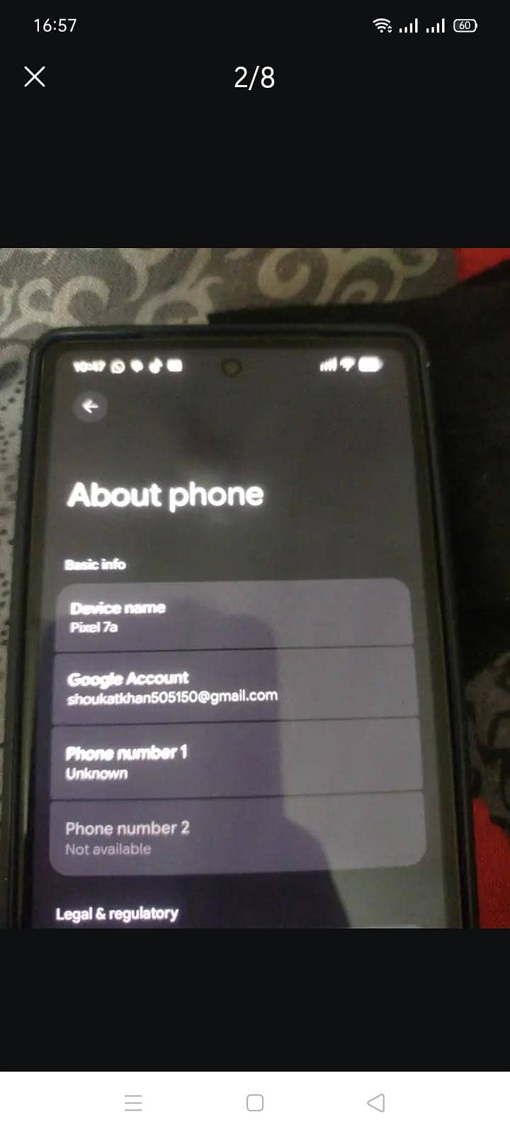 google pixel 7a 3