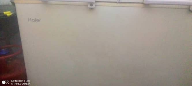 Haier deep freezer and fridge good condition