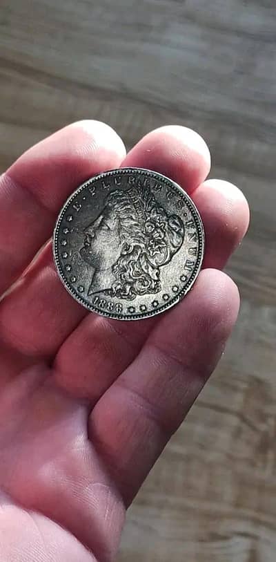 AMERICAN 1888 MORGAN DOLLAR OLD COIN | USA RARE COIN | USA ANTIQ COIN