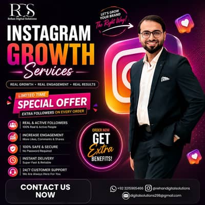 Instagram Followers/Tiktok /watchtime/subscriber/youtube followers