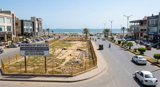 HOT LOCATION COMMERCIAL PLOT AVAILABLE IN DHA VIII EXT