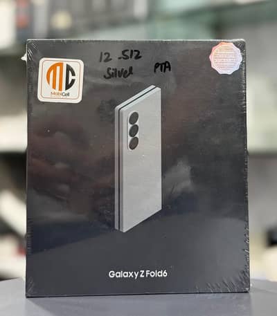 Samsung Galaxy Z Fold 6 12gb 512gb silver Pta Approved box pack