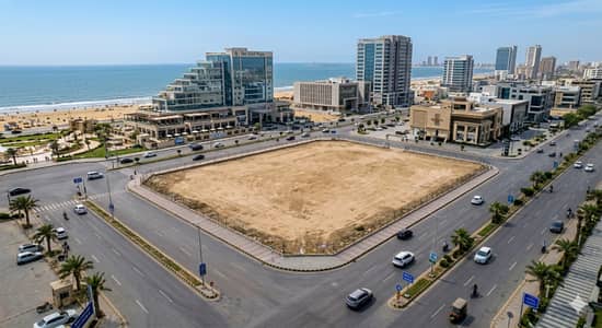 Exclusive Commercial Plot DHA Beach Avenue Karachi