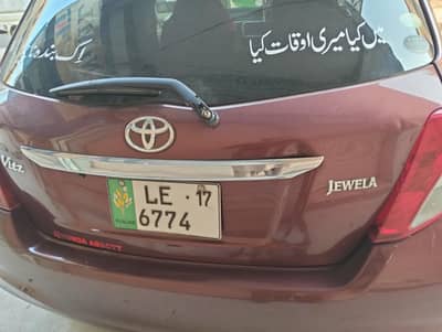vitz jewela 2013 import 2017 regustered