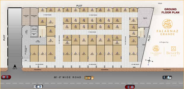 Falaknaz Grande CORNER Commercial Shop Available On Installment
