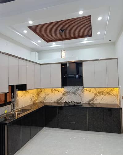 240 Sq. Yd. Ground+1 at Karachi University Society Sector 18 Near By Al Masood Super Market & Pizza Max Scheme 33 Karachi.