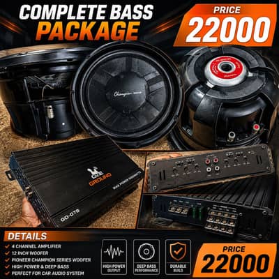 Sound system Amplifier Woofer