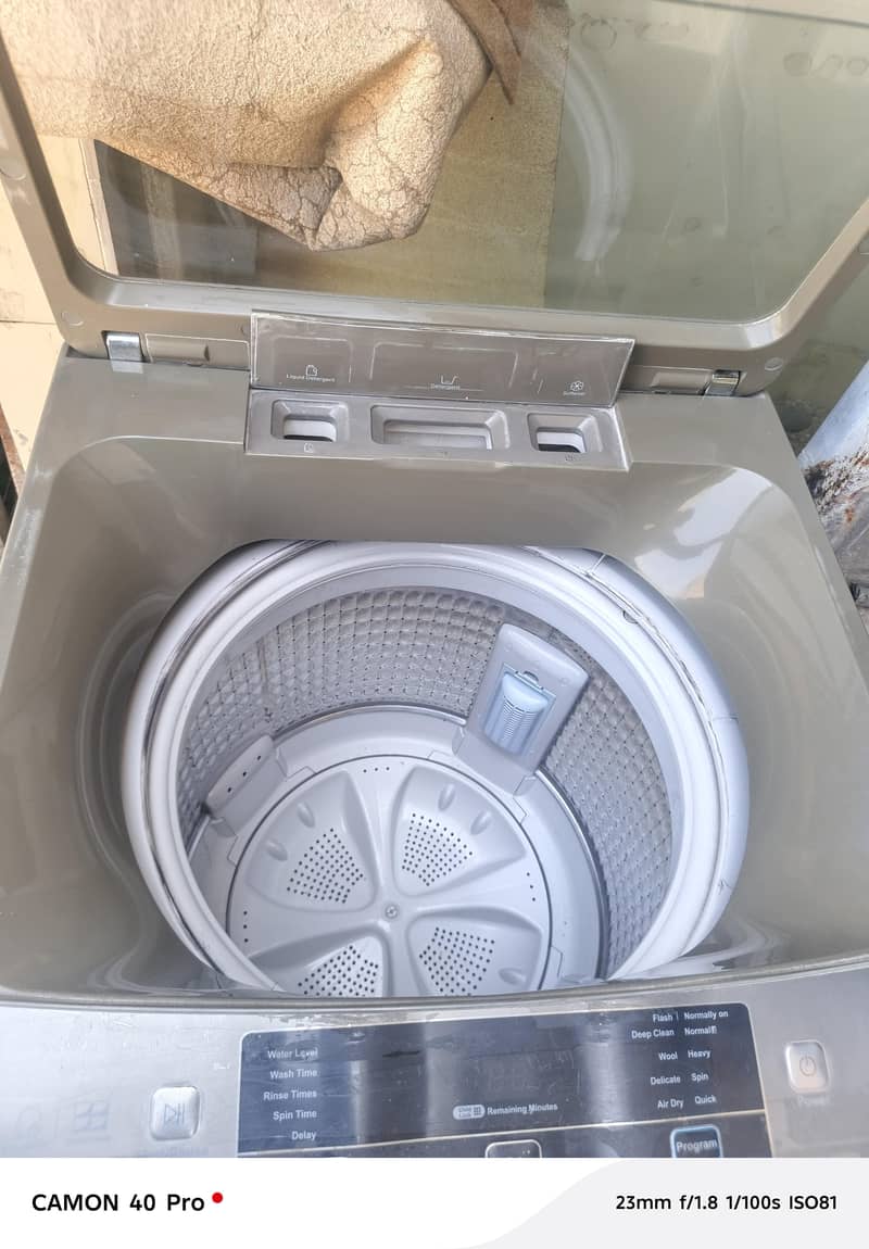 Haier HWM 90-1789 9KG Automatic Washing Machine Gray 0