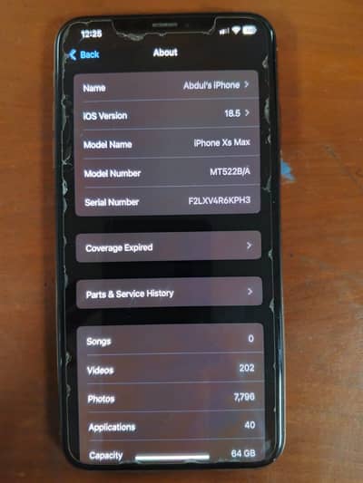 iPhone XS Max 64 Gb with box and good data cable