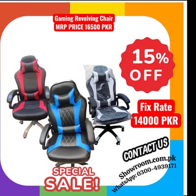 Gaming chairs \Revolving Chairs \ computar chair \ office chairs