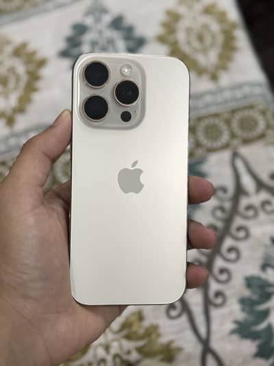 iPhone 16projv desert titanium 90 health 128 gb 10/10 waterpack All ok