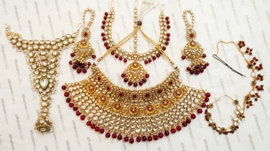 Indian Bridal Kundan Jewelry Set | 1 Time Used | Original Kundan