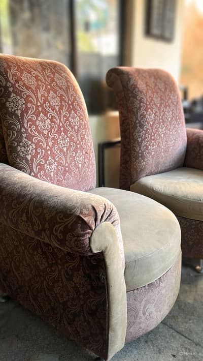 wingback sofa set