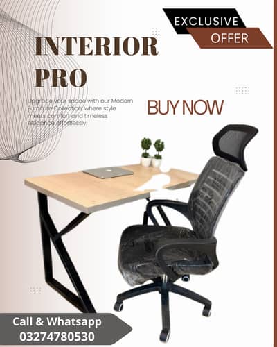 Office table- Chair table- Computer table-K shape table-Table for sale