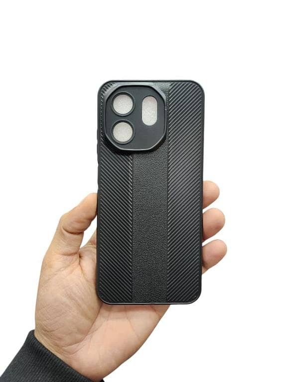 Infinix Hot 50i / Smart 9 Ultra Slim Dotted Soft Puffer Case - Phone Back Cover