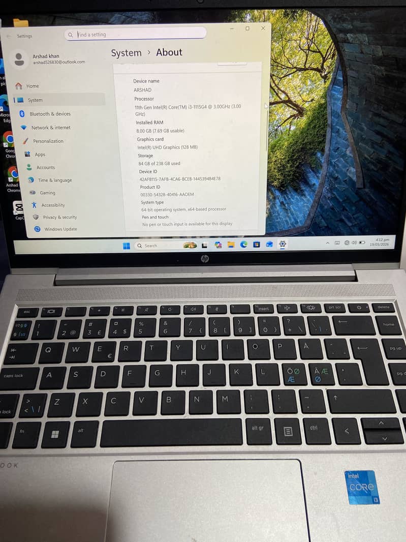 HP pro book 7