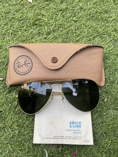 Orignal Rare RayBan Aviator RB-0390  B&L Rare vintage Glasses 1990s