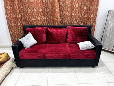 5 Seater Sofa Set + Dewan
